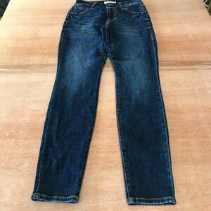 Cabi Cinch Skinny Jeans Women size 4 Blue Mid Rise Dark Wash Preppy